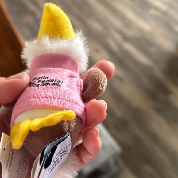 Pink and Yellow Plush Bird by [Brand]